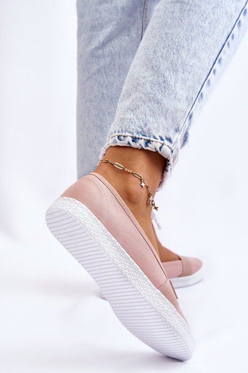 Damskie Wsuwane Tenisówki Big Star LL274202 Nude