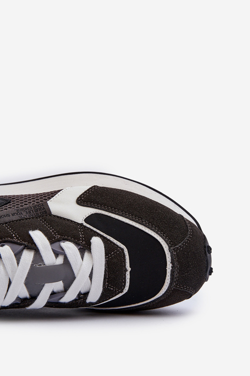 Buty Sportowe Sneakersy Męskie Memory Foam System Big Star NN174347 Czarne