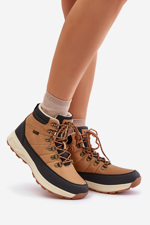 Ocieplane Buty Trekkingowe Męskie Lee Cooper LCJ-24-03-3035M Brązowe