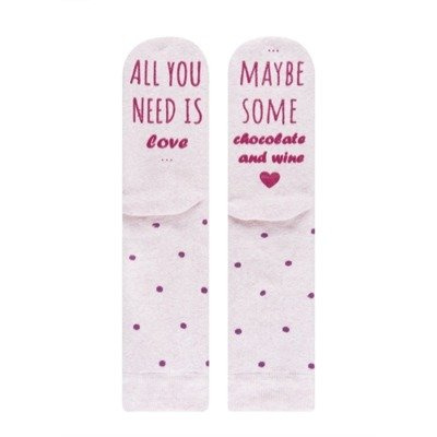 Damskie Skarpetki SOXO "All you need is Love"