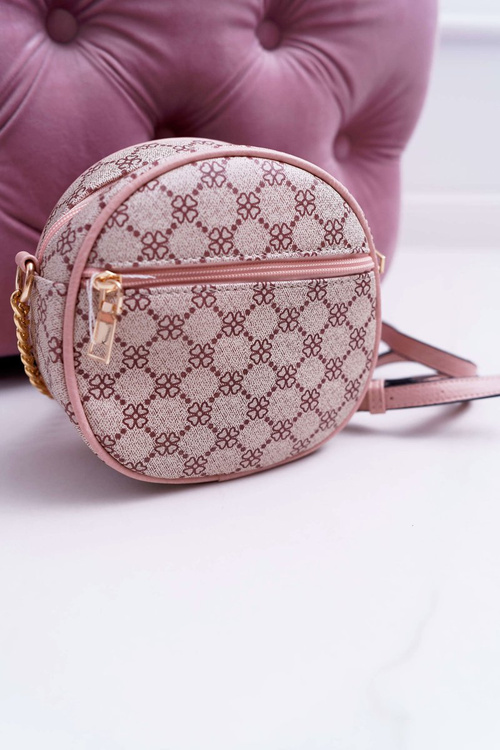 Torebka Kuferek Okrągły Różowa