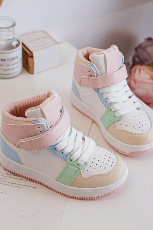 Wysokie Dziecięce Buty Sportowe Multikolor Teredite