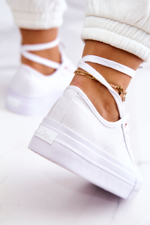 Damskie Tenisówki Lee Cooper LCW-22-31-0890L Białe