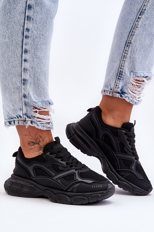 Damskie Buty Sportowe Czarne Contiro