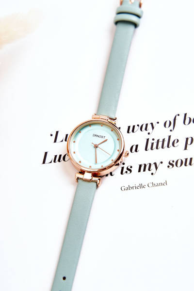 Damski Analogowy Zegarek Ernest Miętowy