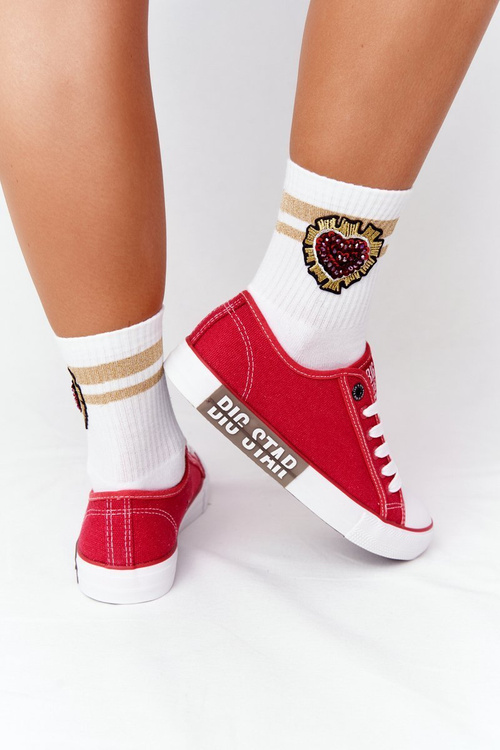 Damskie Trampki BIG STAR HH274115 Czerwone