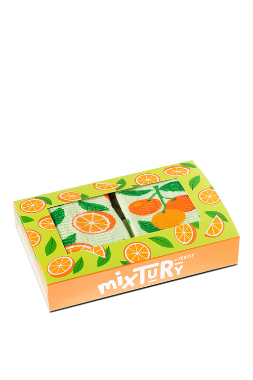 Zestaw Skarpetki Zooksy mixTURY Pomarańcze 2 Pary