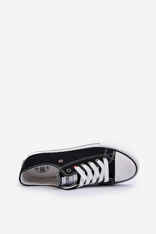 Niskie Męskie Trampki Big Star T174103 Czarne