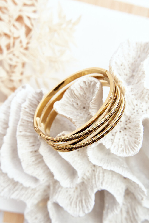 Bransoletka Damska Ze Stali Chirurgicznej Złota