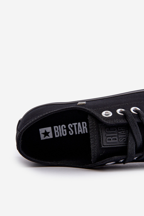 Trampki Męskie Niskie Big Star NN174110 Czarne
