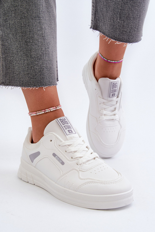 Damskie Sneakersy Memory Foam System Big Star NN274A483 Białe