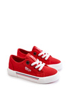Dziecięce Niskie Trampki Big Star JJ374172 Czerwone