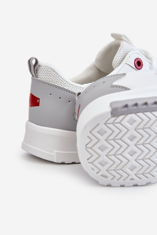 Damskie Niskie Sneakersy Cross Jeans LL2R4011C Białe