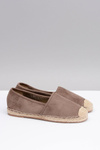 Lu Boo Zamszowe Lniane Espadryle Slip On Ramen