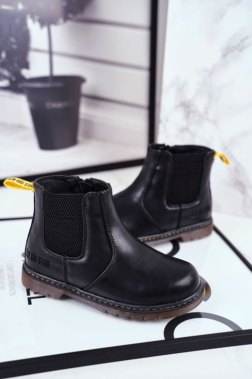 Dziecięce Botki Sztyblety Big Star Czarne GG374080