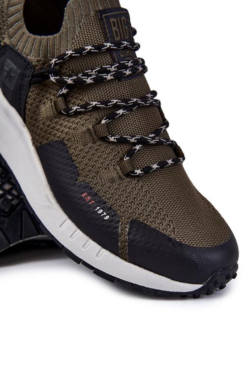 Męskie Buty Sportowe Big Star KK174014 Khaki