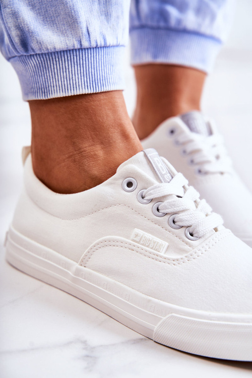 Damskie Tenisówki BIG STAR FF274168 Białe