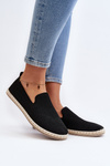 Wsuwane Damskie Espadryle Czarne Harmonie