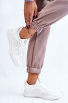 Damskie Wygodne Sneakersy Memory Foam System Big Star LL274415 Białe