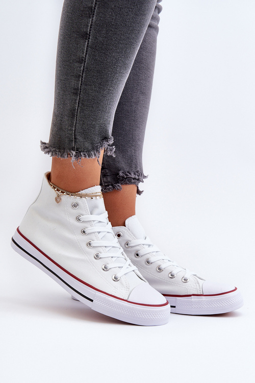 Trampki Damskie Białe Socerio