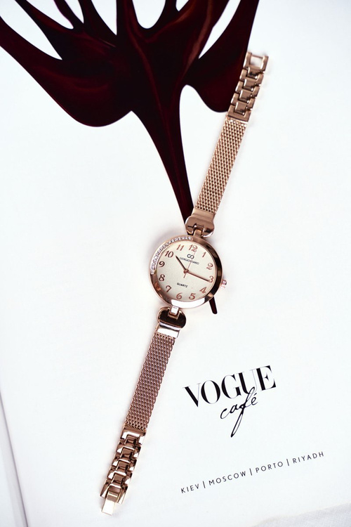 Damski Zegarek Giorgio & Dario Różowe Złoto Massive