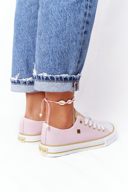 Klasyczne Damskie Trampki BIG STAR HH274455 Różowe