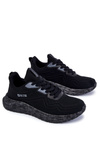 Lekkie Męskie Buty Sportowe Big Star KK174018 Czarne