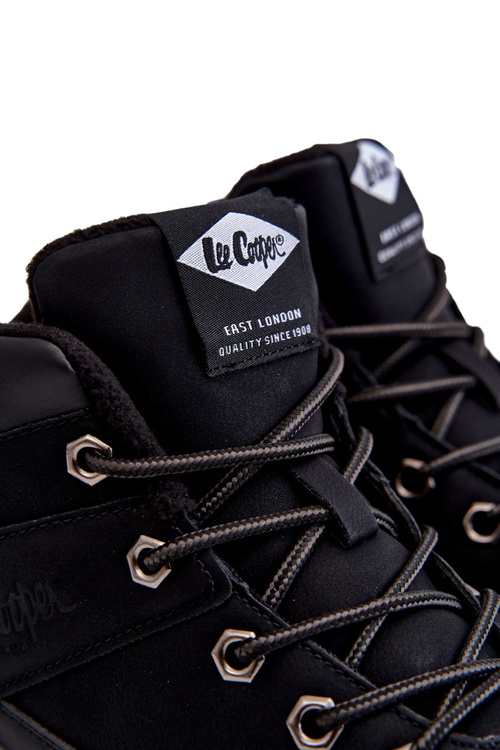 Męskie Ocieplane Botki Trapery Lee Cooper LCJ-22-01-1391 Czarne