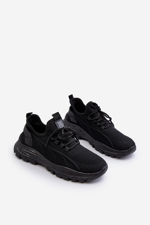 Sneakersy Męskie HI-POLY SYSTEM Big Star NN174467 Czarne