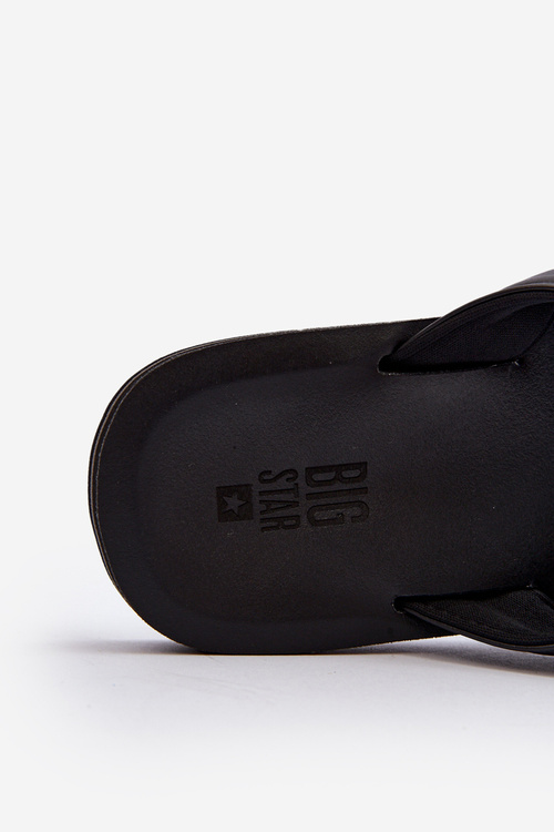 Męskie Japonki Big Star LL174605 Czarne