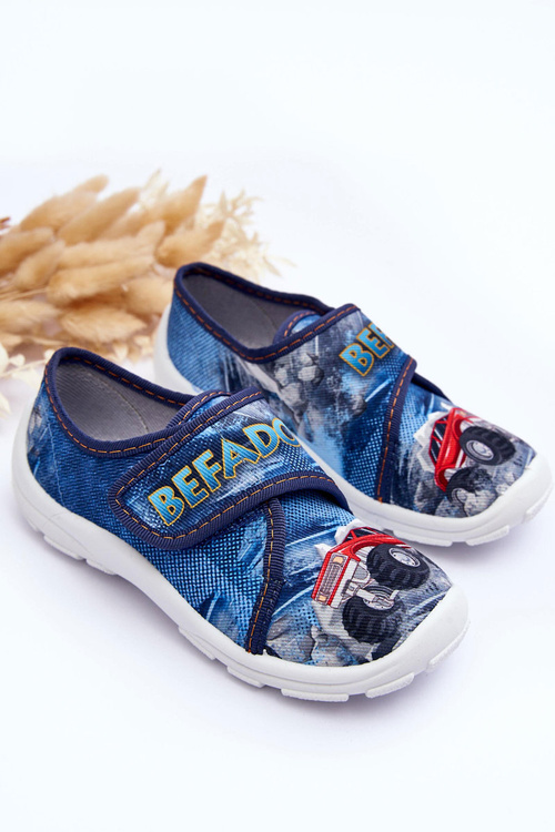 Chłopięce Papcie Befado 974X507 Niebieskie