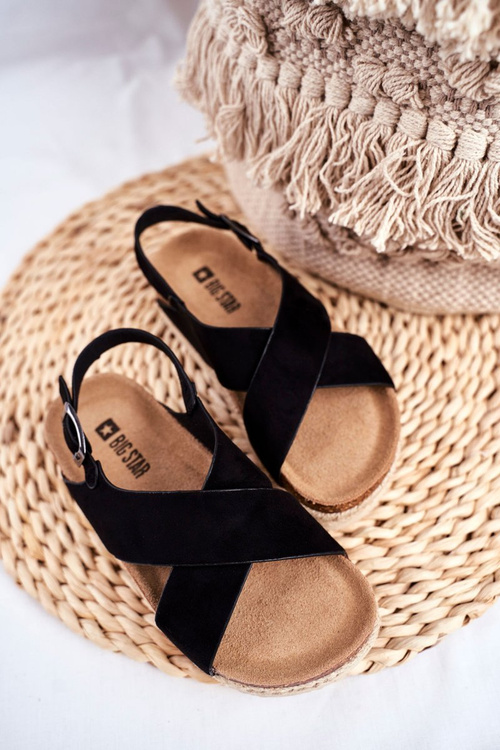 Sandałki Dziecięce Big Star Czarne FF374168