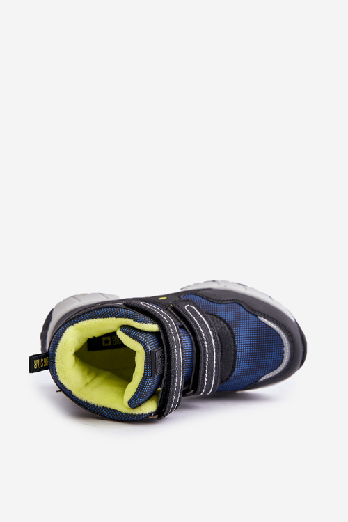 Ocieplane Śniegowce Trapery Dziecięce Big Star OO374130 Granatowe