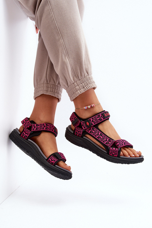 Damskie Sandały Lee Cooper LCW-24-34-2608 Fuksja