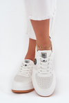 Sneakersy Damskie Na Platformie Big Star RR274572 HI-POLY SYSTEM Białe