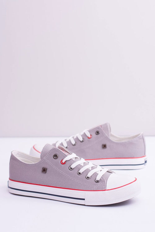 Big Star Niskie Męskie Szare Trampki T174109