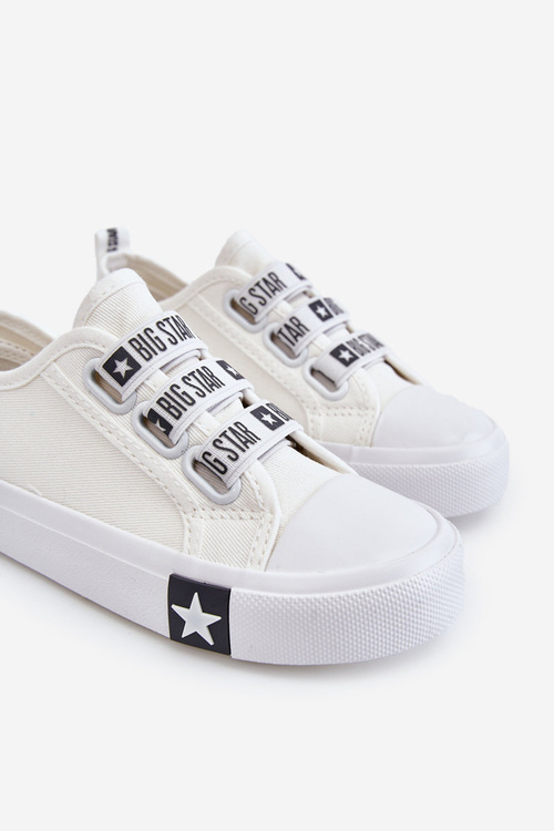 Dziecięce Trampki Wsuwane Big Star LL374007 Białe