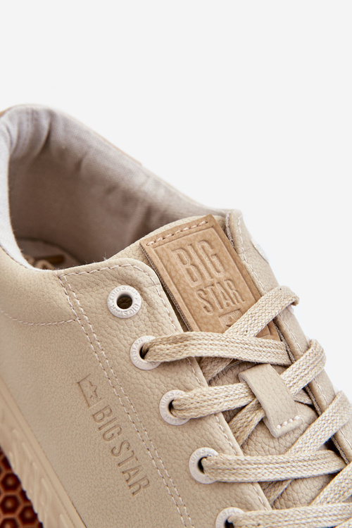 Męskie Tenisówki Big Star LL174132 Beżowe