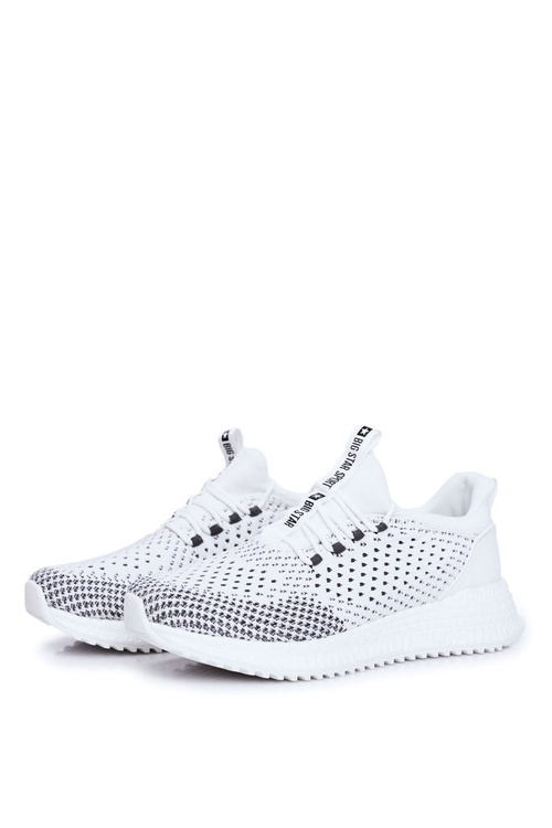 Sportowe Męskie Buty Big Star Białe FF174242