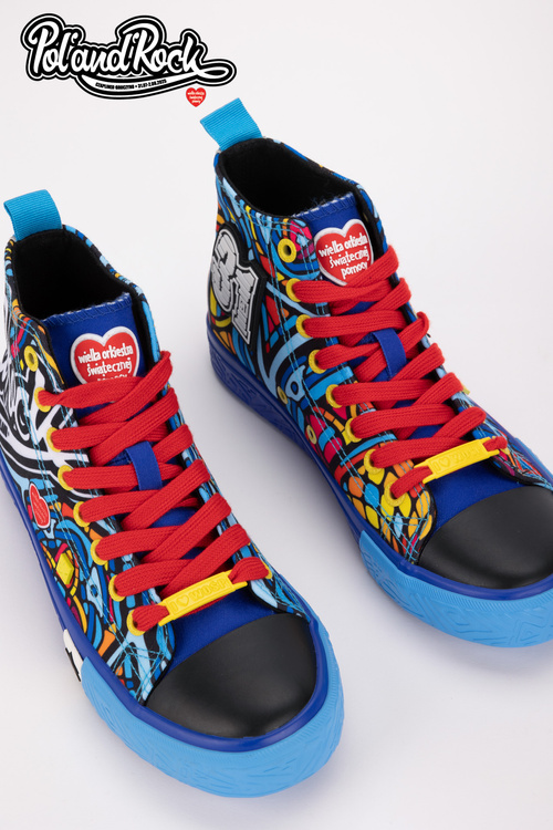 Trampki Pol'and'Rock Festival X Big Star SS174500 Niebieskie