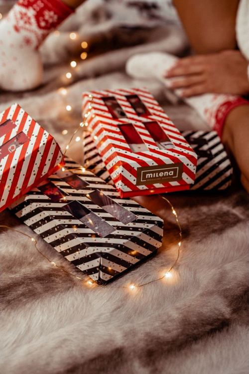 Zestaw Świąteczny Skarpety 3 Pary Męskie W Pudełku