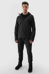 Kurtka Męska Softshell Z Kapturem 4F 4FWAW24TSOFM283-20S Czarna