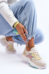 Damskie Sneakersy Sznurowane Multikolorowe Cortes
