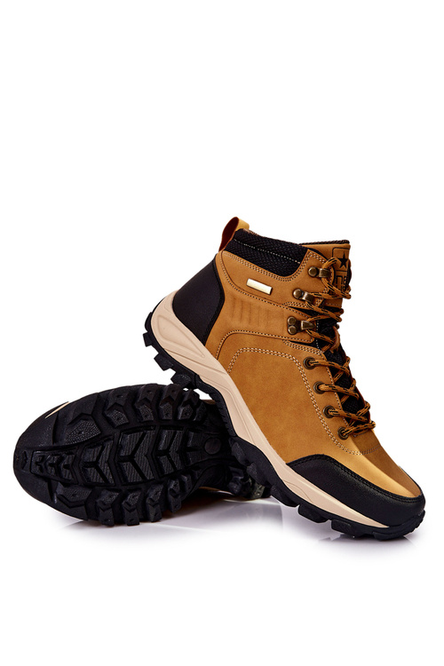 Męskie Ocieplane Buty Trekkingowe Camel Dannis