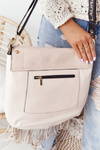 Torebka Listonoszka Z Frędzlami LAURA BIAGGI Beżowa