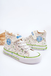 Dziecięce Wzorzyste Trampki Big Star LL374049 Białe
