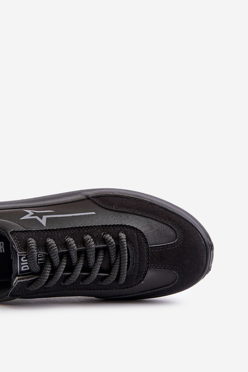 Niskie Buty Sportowem Męskie Big Star NN174118 Czarne