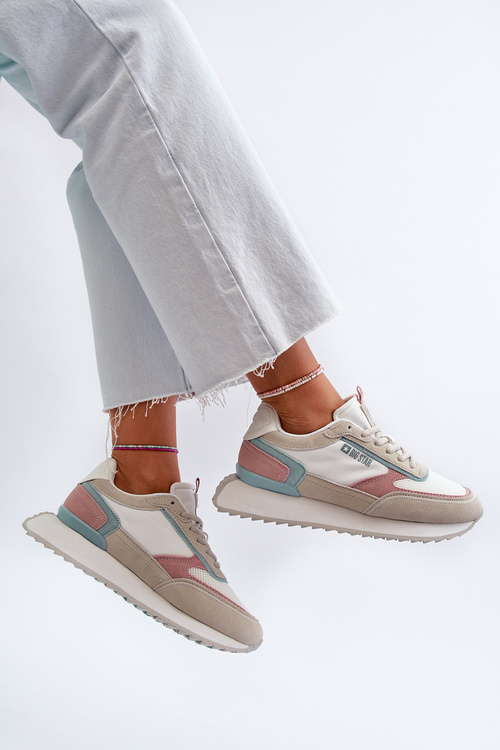 Sneakersy Damskie Memory Foam System Big Star NN274690 Białe