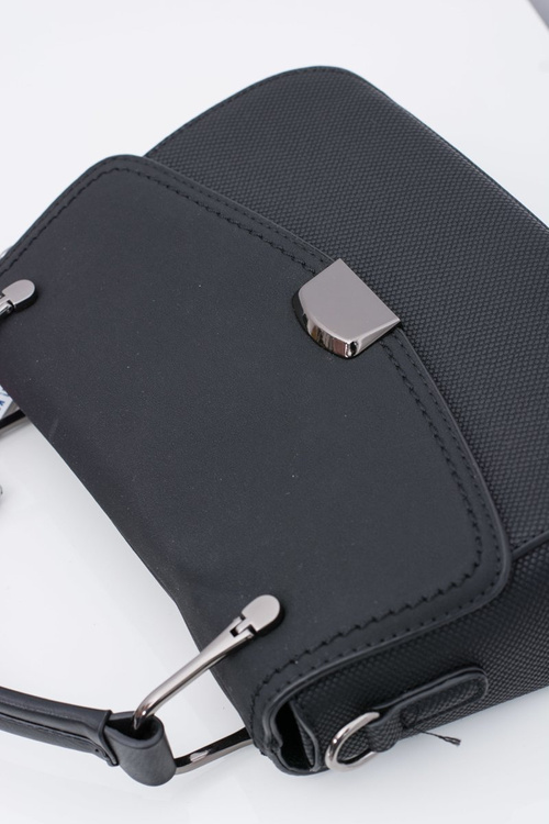 Czarna Torebka Damska Kuferek