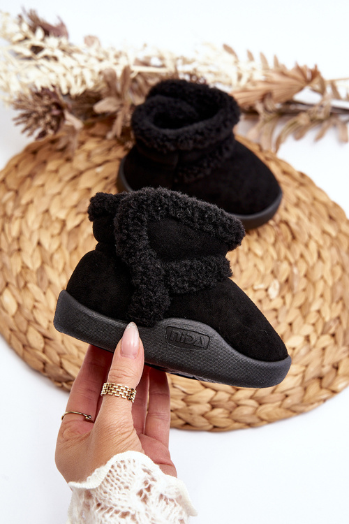 Dziecięce Śniegowce Na Rzep Czarne Unitia